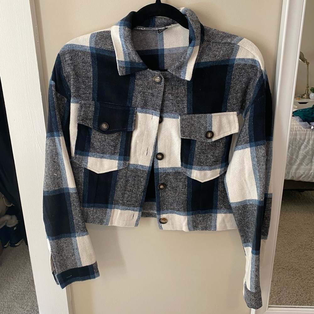 Cropped flannel